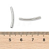 SHEGRACE Brass Curved Tube Beads XGRPCU028-259P-3