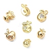 7Pcs 7 Styles Brass Pendants KK-CJ0005-85-8