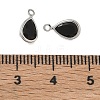 Brass Pave Cubic Zirconia Charms CU-CBABEB3-04P-4
