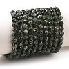 Natural Seraphinite Beads Strands G-K376-A02-5mm-2
