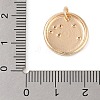 Brass with Clear Cubic Zirconia Pendants LS-KK-N256-24B-G-3