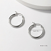 Vintage S925 Sterling Silver Hoop Earrings NK6073-3