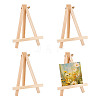 Foldable Wood Triangle Easel WOOD-WH0034-52B-1