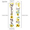 Hanging Polyester Banner Sign for Home Office Front Door Porch Welcome Decorations HJEW-WH0011-20J-2