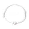 10Pcs Alloy Enamel Heart Braided Bead Bracelets Set BJEW-JB09739-02A-2