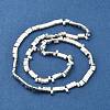 Electroplated Non-magnetic Synthetic Hematite Beads Strands X-G-E495-11B-03-5