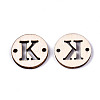 Unfinished Natural Poplar Wood Links Connectors WOOD-S045-140A-01K-2