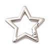 Zinc Alloy Spring Gate Rings FIND-H050-01B-P-1