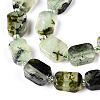 Natural Prehnite Beads Strands G-T138-23-2