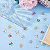 112Pcs 7 Colors Zinc Alloy Enamel Charms FIND-DC0008-17-4