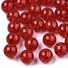 Transparent Crackle Acrylic Round Beads Strands X-CCG-R002-12mm-02-3