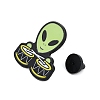 Alien is Beating A Drum Enamel Pins JEWB-Q014-09A-3