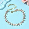 Brass Link Chain Bracelets BJEW-D378-06G-1