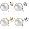 304 Stainless Steel Stud Earring Findings EJEW-SP0001-17J-7