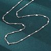 Brass Curb Chains Necklaces for Women NJEW-D302-07P-4
