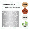 Stainless Steel Cutting Dies Stencils DIY-WH0238-113-6