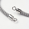 Nylon Twisted Cord Bracelet Making MAK-K006-01P-2