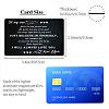 Rectangle 201 Stainless Steel Custom Thermal Transfer Wallet Card DIY-WH0252-027-2