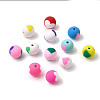 Handmade Polymer Clay Beads CLAY-I011-01B-2