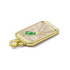 Alloy Enamel Pendants ENAM-D042-01I-3