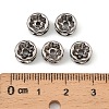 Brass Rhinestone Spacer Beads RB-A014-Z8mm-01B-NF-4