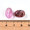 Transparent Acrylic Beads TACR-T028-38D-4