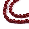 Opaque Solid Color Glass Beads Strands GLAA-N045-002-A03-3