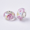 Handmade Lampwork European Beads X-LAMP-S193-004F-2