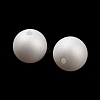 Frosted Plastic Imitation Pearl Beads KY-F022-10mm-01-3