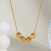 304 Stainless Steel Love Letter Pendant Necklaces for Women LS-HR7701-1-1