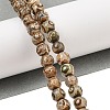 Natural Tibetan 3-Eye dZi Agate Beads Strands G-A240-A01-02-2