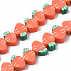 Handmade Polymer Clay Bead Strands CLAY-N011-47-1