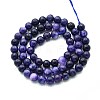 Natural Quartz Beads Strands G-N355-6mm-54-2
