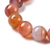 Natural Multi-Color Agate Beads Strands G-A261-B21-14mm-4