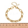 8MM 304 Stainless Oval Link Chain Bracelets SA-CBA725A-27G-5