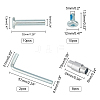 Iron Screws Skating Shoes Tools Accessory FIND-FH0002-87-5