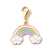 Alloy Enamel Pendant Decorates HJEW-JM00588-2