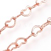 Brass Heart Link Chain CHC-A003-06RG-2