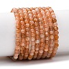 Natural Sunstone Beads Strands G-K423-A01-4mm-2