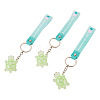 3Pcs PVC Tortoise Pendant Keychains KEYC-TADJ0001-02C-1