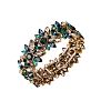 Alloy Rhinestone Bangles for Women FS-WG52675-01-3
