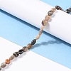 Natural Black Sunstone Beads Strands G-G018-03A-4