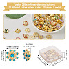 260Pcs 13 Style CCB Plastic with Rhinestones Cabochons FIND-CW0001-10-4