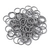 100Pcs Baking Paint Zinc Alloy Open Jump Rings FIND-WH0032-85B-09-1