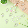 24Pcs Alloy Swivel Clasps FIND-SC0017-49B-3