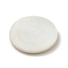 Religion Natural White Shell Cabochons SSHEL-M022-10B-2