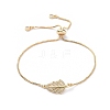 Adjustable Brass Micro Pave Cubic Zirconia Slider Bracelets BJEW-JB04982-03-1
