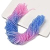 Transparent Painted Glass Beads Strands X1-DGLA-A034-T1mm-A08-1
