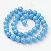 Natural Mashan Jade Round Beads Strands X-G-D263-10mm-XS20-3