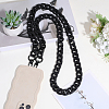 1Pc Acrylic Cuban Link Chain Bag Extender Chains AJEW-BM0001-41A-4